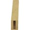 Ekena Millwork 3-inch W x 10-inch D x 14-inch H Baker Rough Cedar Woodgrain TimberThane Knee Brace, Primed BRCUR03X10X14BKRRCPR - alternate 4